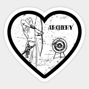 Love Archery Mom Dad Archer Bowman Arrow Bow Target Arc Sticker